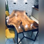 میز ناهار خوری چوبی روستیک