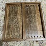تخته نرد آنتیک و دستبند میوکی