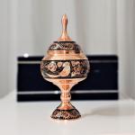 ظرف مسی گرانبها دست ساز