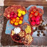 ظروف سه تیکه روستیک چوبی