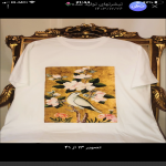 تیشرت هنری خاص طراحی شده