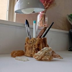 جامدادی دست‌ساز چوبی