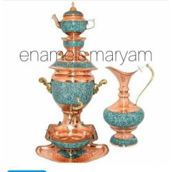 كوبي فيروزي على نحاس
