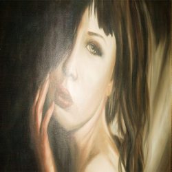 لوحة زيتية مصنوعة يدويًا