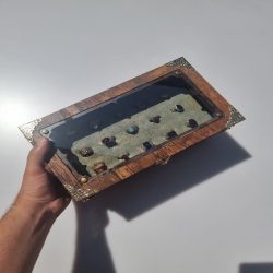 جعبه انگشتر تمام چوب