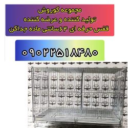 قفس قناری حرفه ای ۶۴سانتی ماده جداکن 