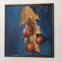 تابلو رنگ و روغن بلوط