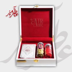 باکس زعفرانی ویژه به همراه پک هل 