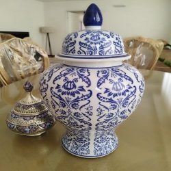 قندان مسی روکش نقره ۹۹ درصد