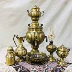 ست کامل سماور ذغالی
