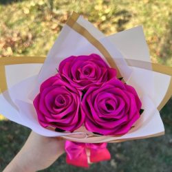 دسته گل های روبانی