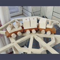 قطار چوبی اسباب 