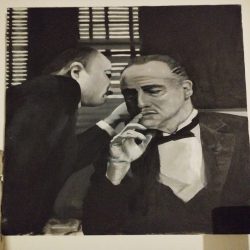 تابلو رنگ روغن Godfather 