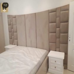 تخت خواب . دیوار کوب . دکوراسیون 