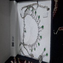 گردنبند و دستبند نقره 