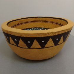 کاسه دست ساز پاپیه ماشه