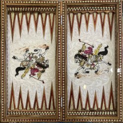 صنایع دستی خاتم کاری تخته نرد