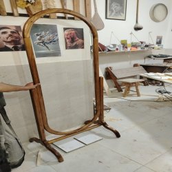 آینه چوبی