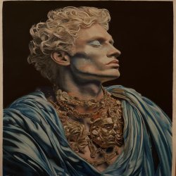 تابلو مدادرنگی کار دست 