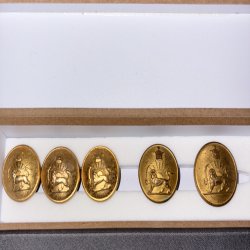 دکمه قدیمی شیر خورشید