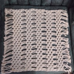 انواع بافت های مکرومه ،رومیزی انواع بافت های مکرومه ،رومیزی