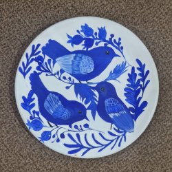 بشقاب تزیینی کار دست 