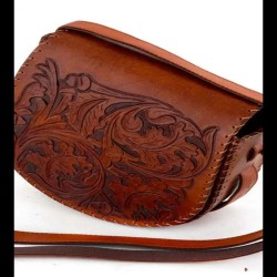 کیف دوشی. زنانه  چرم گاوی