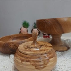 ظروف چوبی زیبا و شیک