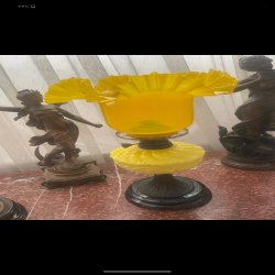 چراغ نفتی آنتیک فرانسوی 