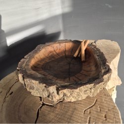 شکلات خوری روستیک چوب گردو مغز سیا