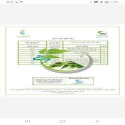 عسل درمانی خالص با برگه ی آزمایشگاه 