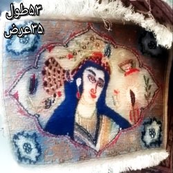 تابلو فرش دست بافت تمام ابریشم