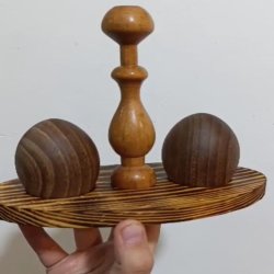 ست نمکدون چوبی
