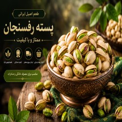 فروش پسته تازه رفسنجان با کیفیت صادراتی