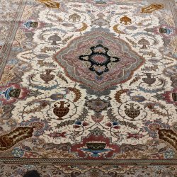 فرش دست باف چله ابریشم 