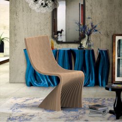 صندلی چوبی پارامتریک لوکس مدل 