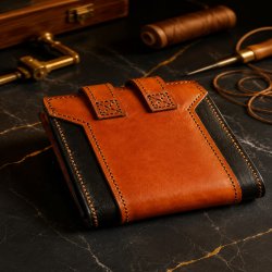 کیف چرم دست دوز 