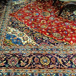 فرش کاشان دستبافت آنتیک