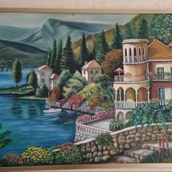 تابلوی نقاشی رنگ روغن منظره