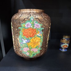 مینا کاری،نقاشی گلومرغ نگارگری