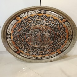 سینی مسی قلمکاری