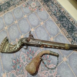  اسلحه قدیمی سرپر.تزئین شده آچ