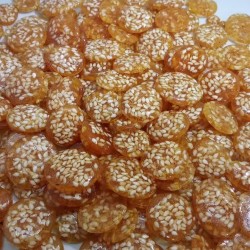 حلاوة السمسم(پولکی حلوا کنجدی)