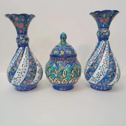 میناکاری روی مس نقاشی شیرازی 