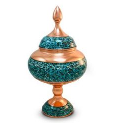 شکلات خوری فیروزه کوب پایه دار 