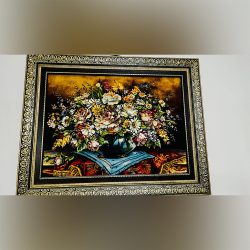 سجادة إيرانية منسوجة يدوياً