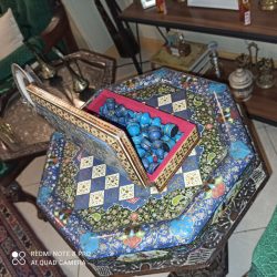 شطرنج میناکاری و جعبه خاتم 