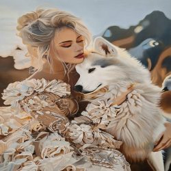 تابلوی نقاشی رنگ و روغن روی بوم