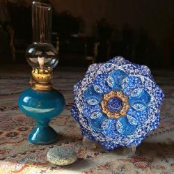 بشقاب مینا کاری تزئینی
